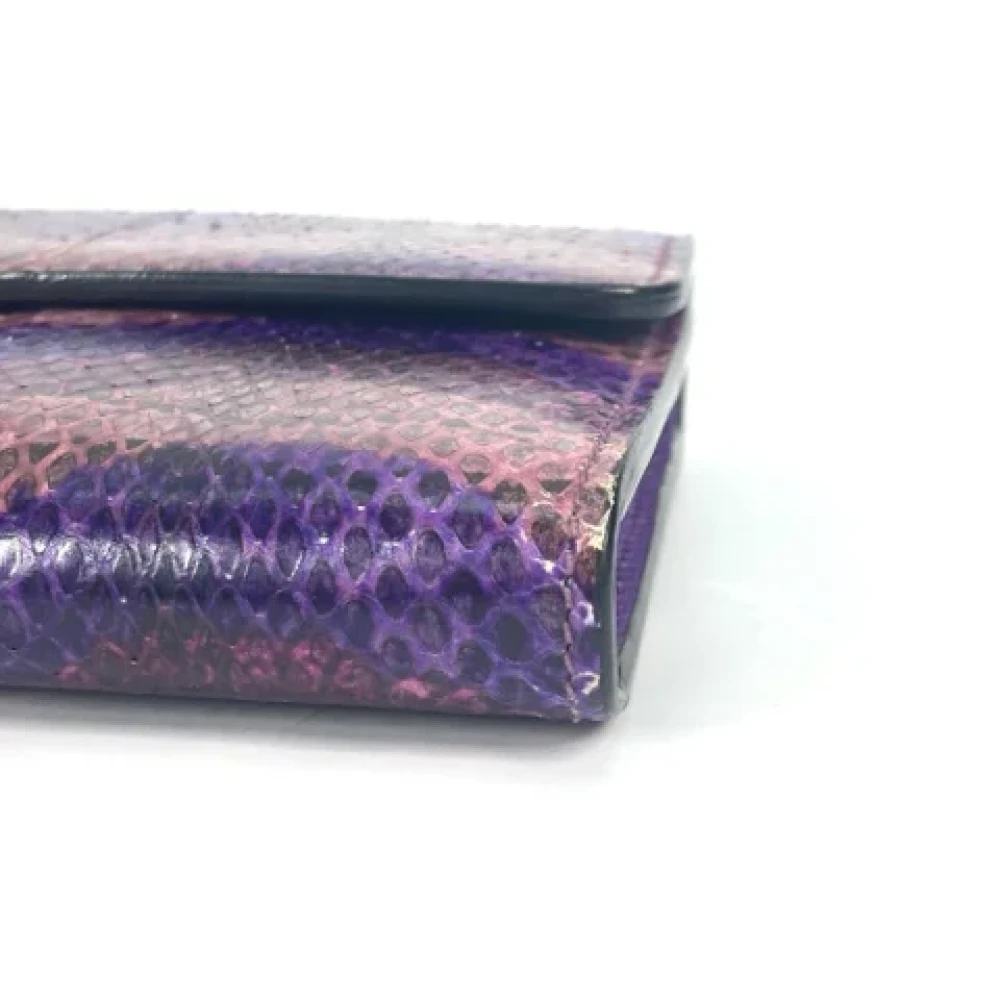 Gucci Vintage Pre-owned Fabric wallets Purple Dames