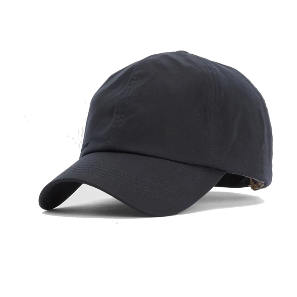 Barbour Men's Blue Hats & Caps, One Size, Waxed Sports Cap