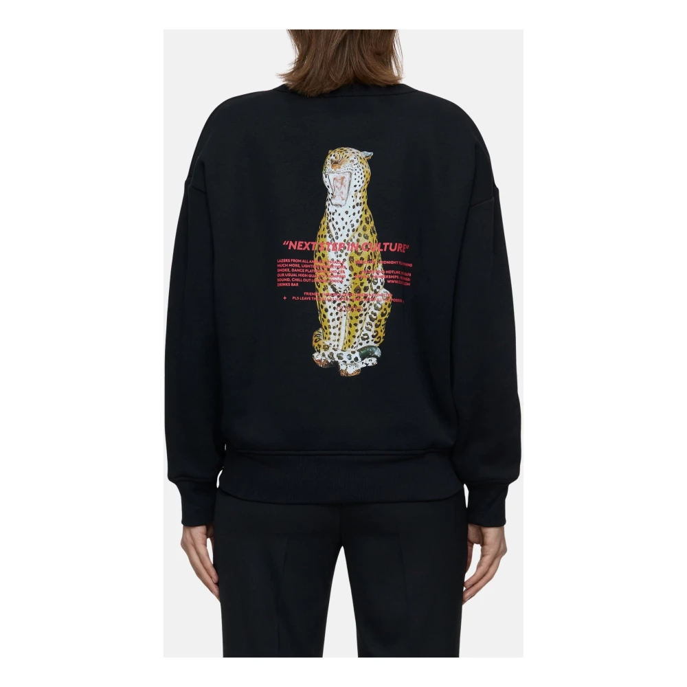 closed Gedrukte Crewneck Sweatshirt Black Dames