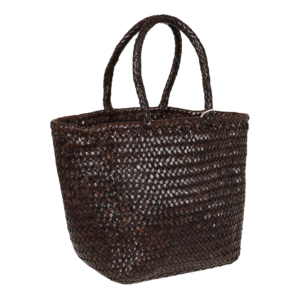 Dragon Diffusion Bruine Leren Shopper Tas Brown Dames
