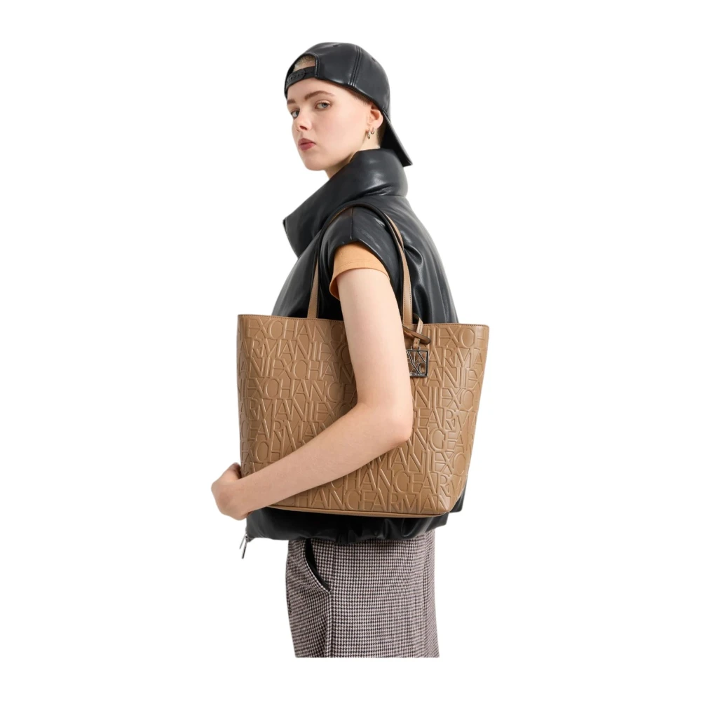 Armani Exchange Schoudertas Brown Dames