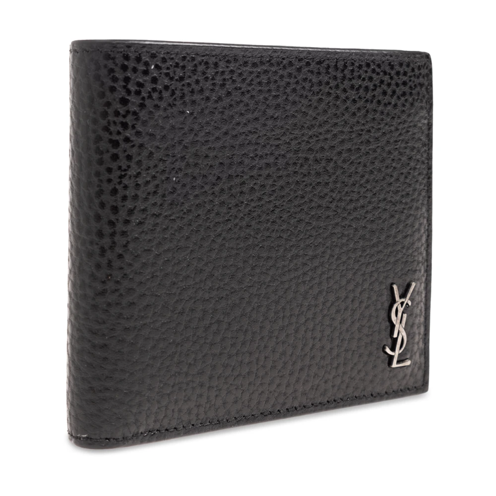Saint Laurent Bifold portemonnee Black Heren