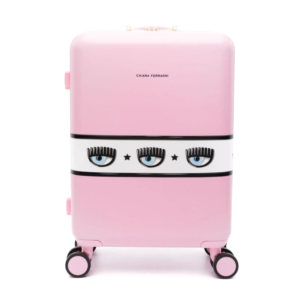 Eyelike-motiv kuffert i Rosa bubblegum