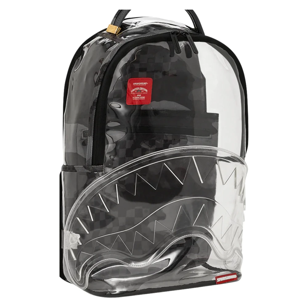 Sprayground Grijze geruite rugzak Gray Heren