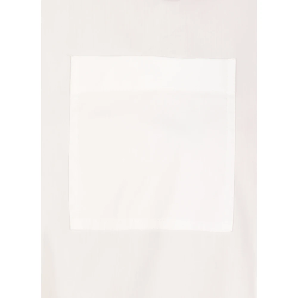 BRUNELLO CUCINELLI Witte Katoenen Shirt met Kraag White Dames