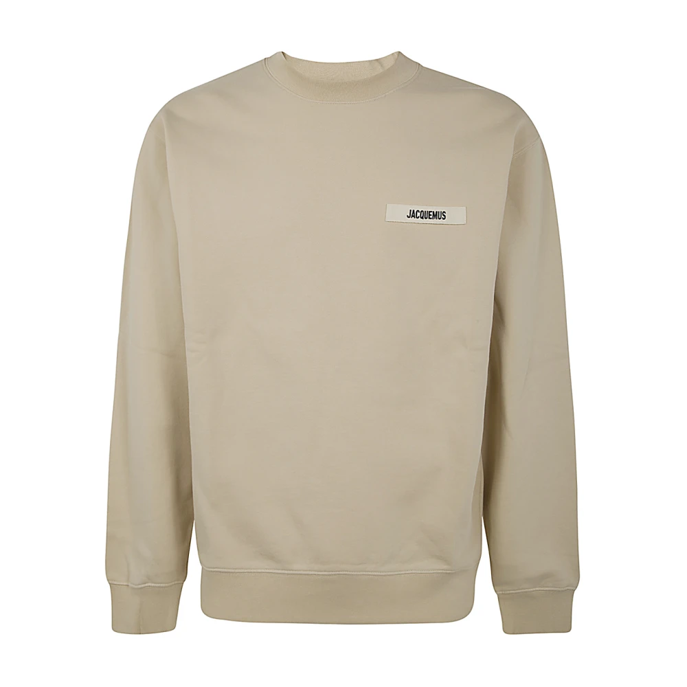 Jacquemus Beige Gros Grain Sweatshirt Beige Heren