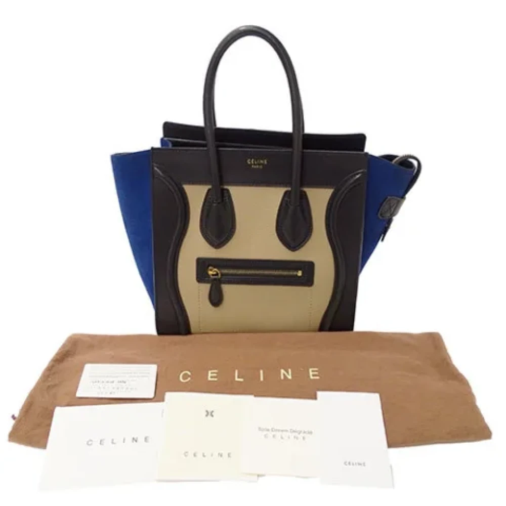 Celine Vintage Pre-owned Leather celine-bags Black Dames