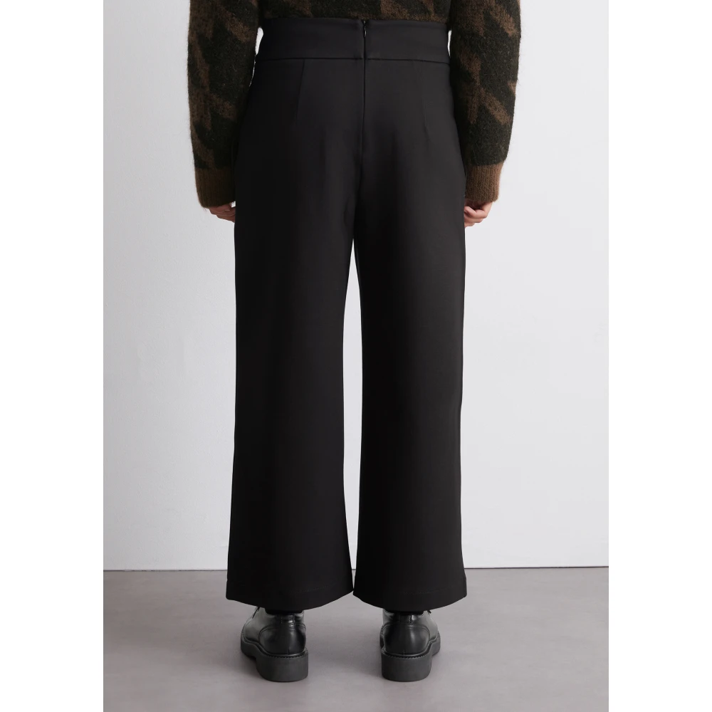 Marc O'Polo Gewone jersey culottes Black Dames