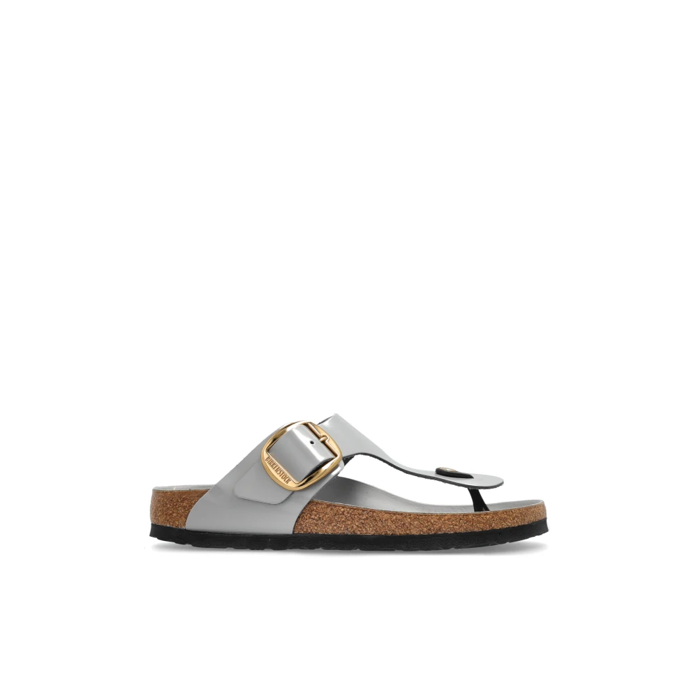 Birkenstock Gizeh Big Buckle Sandaler Gray, Dam