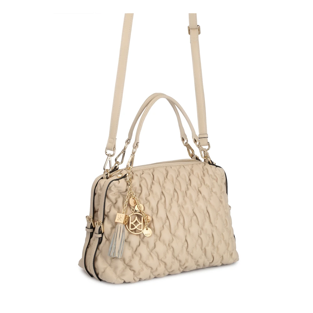Kazar Chique Beige Gewatteerde Tas Beige Dames