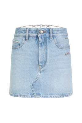 Choker Denim Skirt