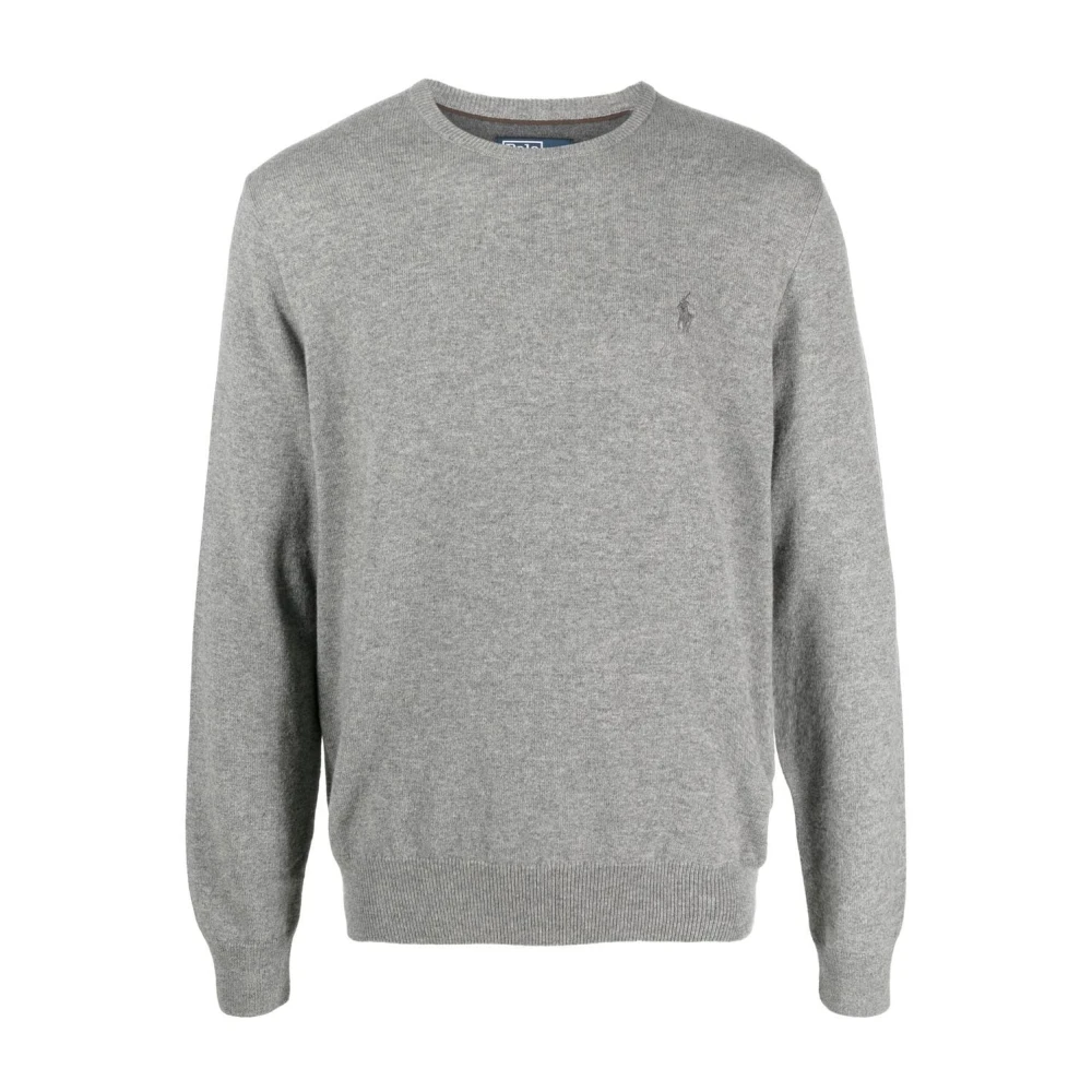 Polo Ralph Lauren Heather Grey Pullover Sweater Gray Heren