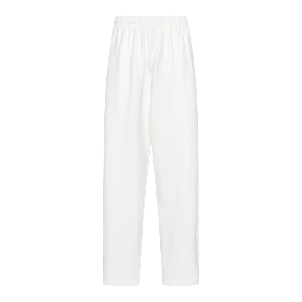 Wardrobe.nyc Beige Track Pant Trousers White Dames
