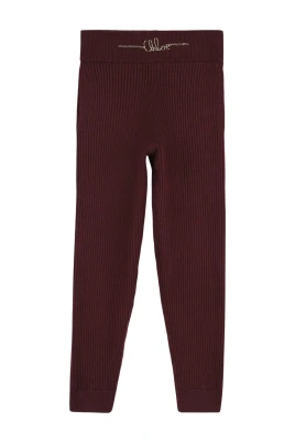 Ribbstickade leggings
