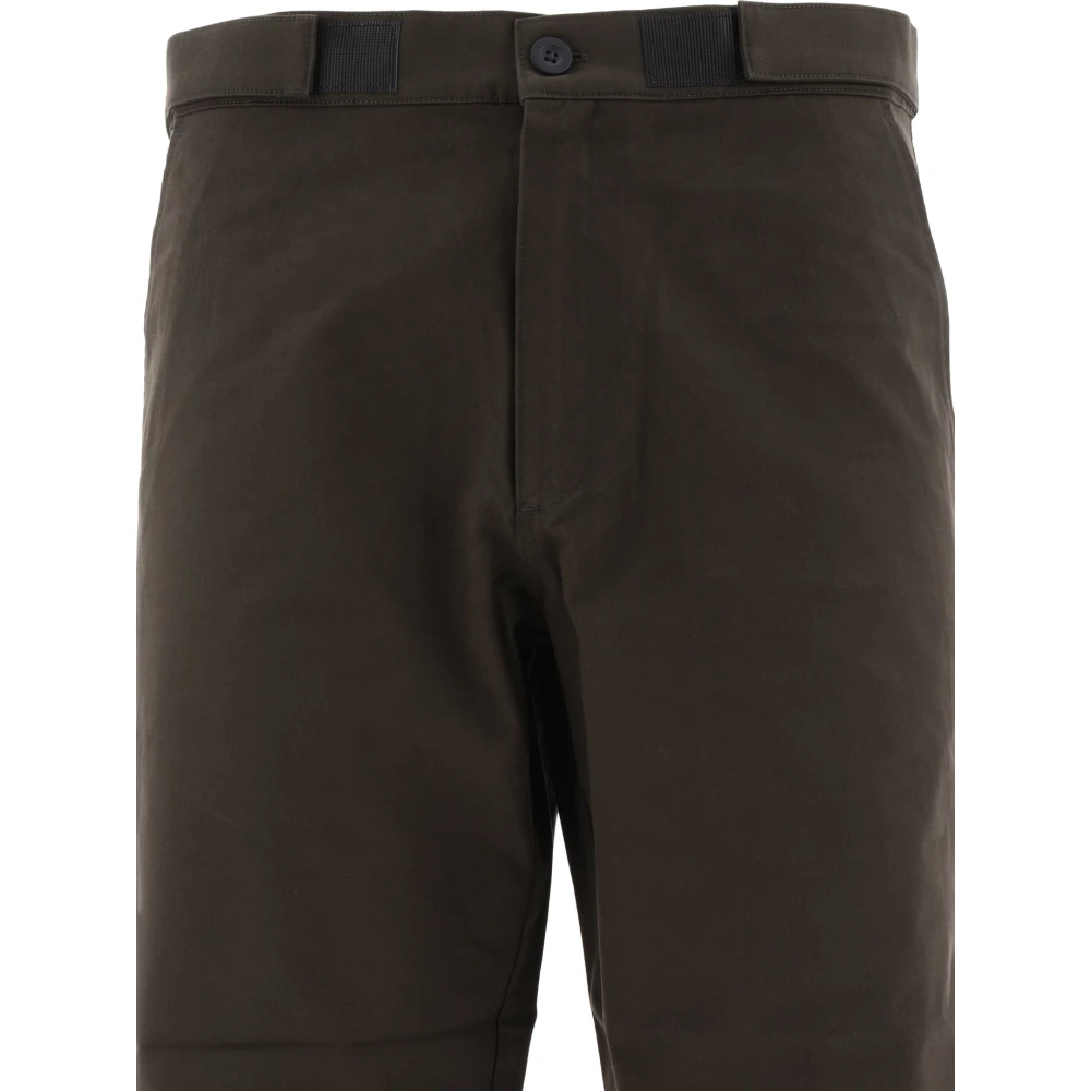 Gr10K Stille Katoenen Broek Brown Heren