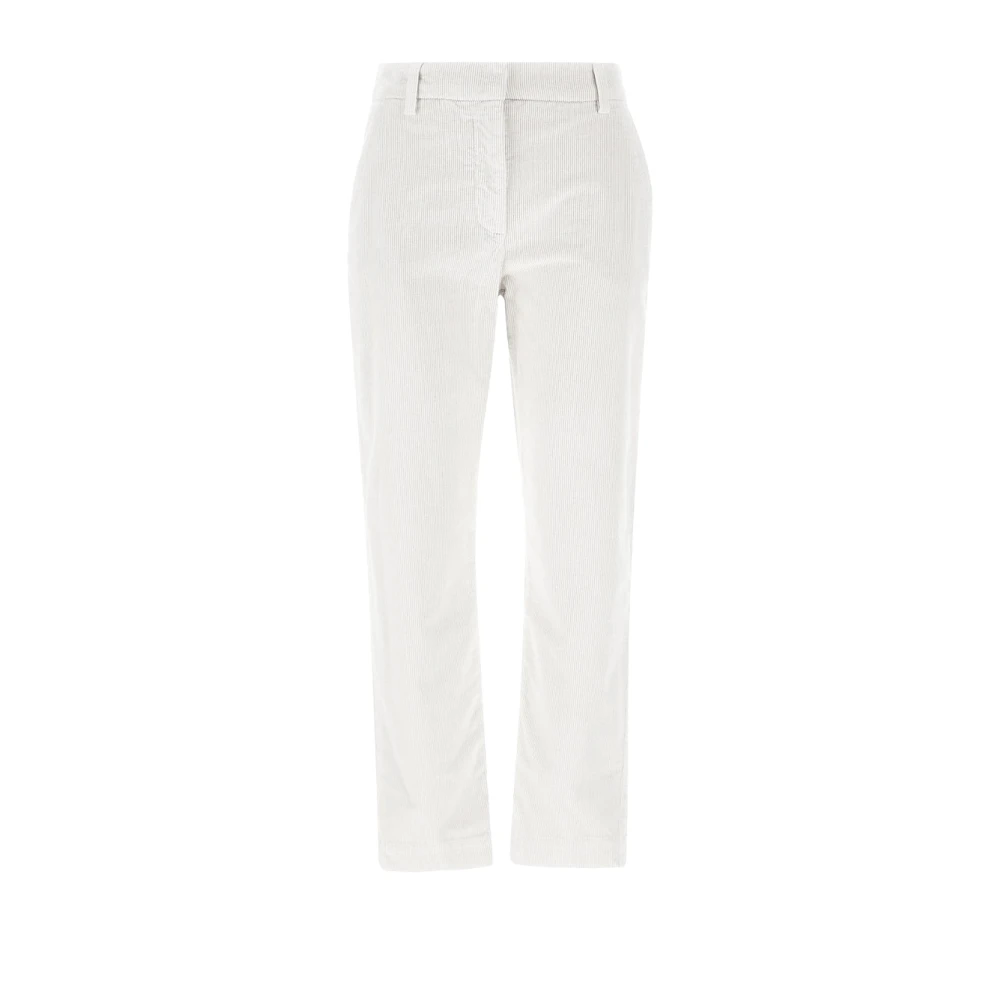 Eleventy Damen Weiß Hosen, Lgröße: