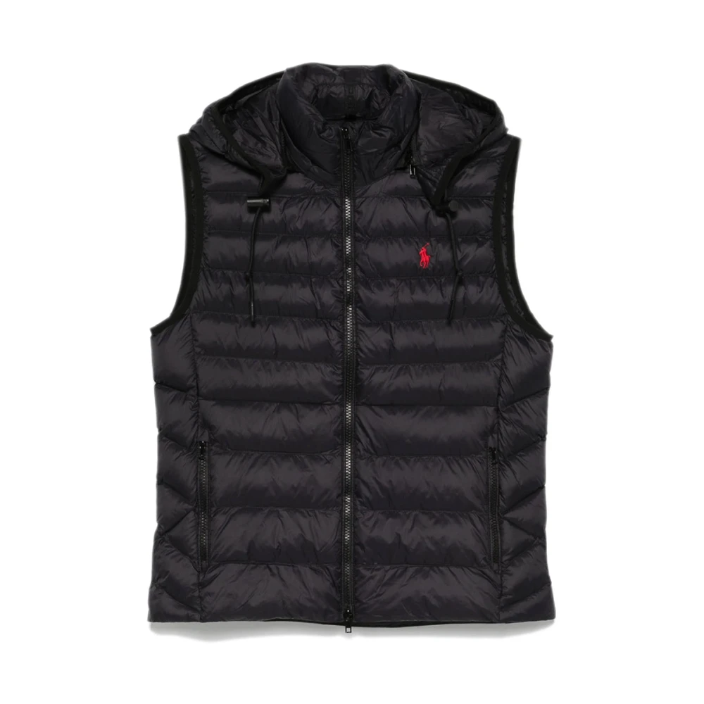 Polo Ralph Lauren Women's Black Waistcoats, Xl, Insulated Vest