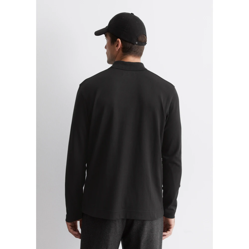 Marc O'Polo Gewone poloshirt Black Heren