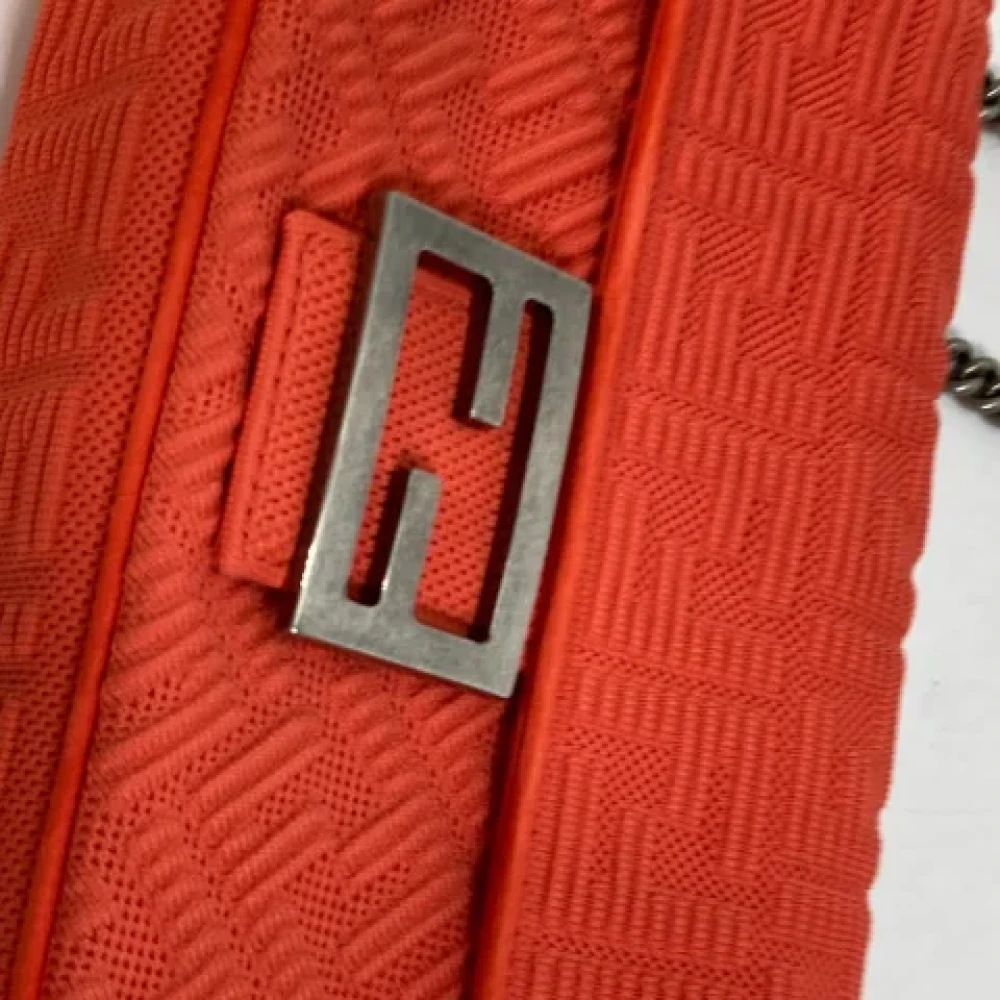 Fendi Vintage Pre-owned Canvas fendi-bags Red Dames