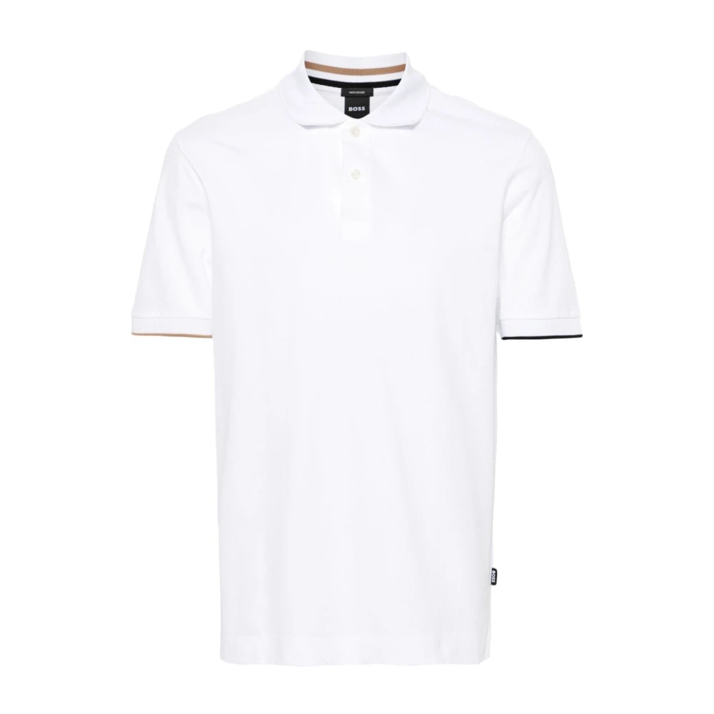 Hugo Boss Klassiek Jersey Shirt White Heren