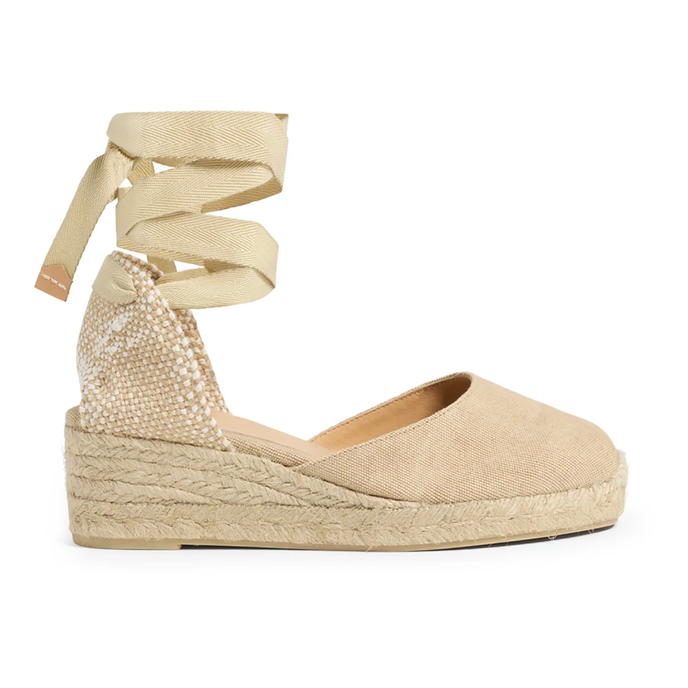 Castañer Women's Beige Carina/3/002 5 Cm Wedges
