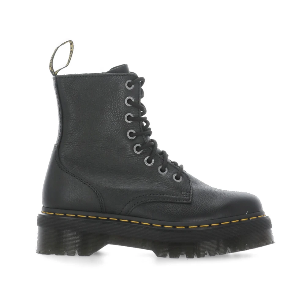 Dr. Martens Black Lace-Up Boots, Female, 4 Uk, Jadon Iii Platform Boots