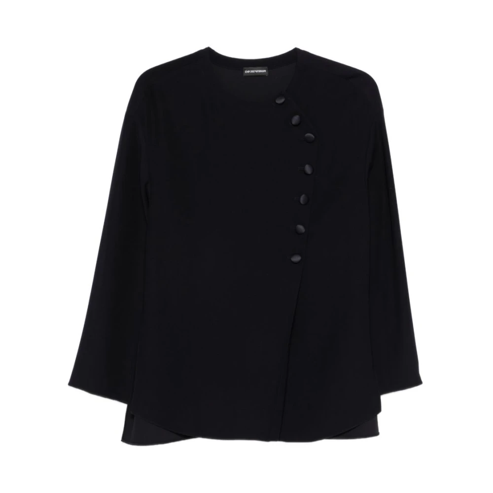 Emporio Armani Donna Blu Top, L, New,