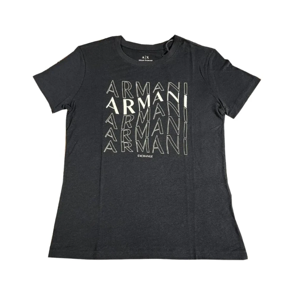 Armani Exchange Klassisk T-shirt Black, Herr