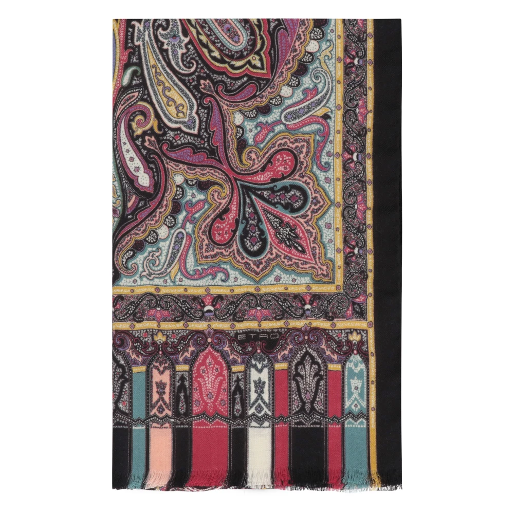 ETRO Luxe Cashmere Zijde Blend Sjaal Multicolor Dames