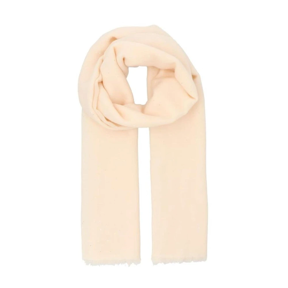 Faliero Sarti Angelica Cashmere Scarf - Kräm Beige, Dam