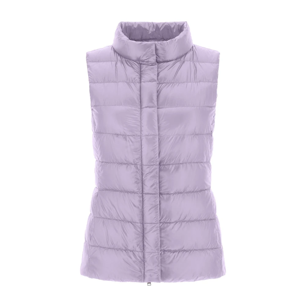 Herno Women's Purple Waistcoats, 2XL, Giulia Vest