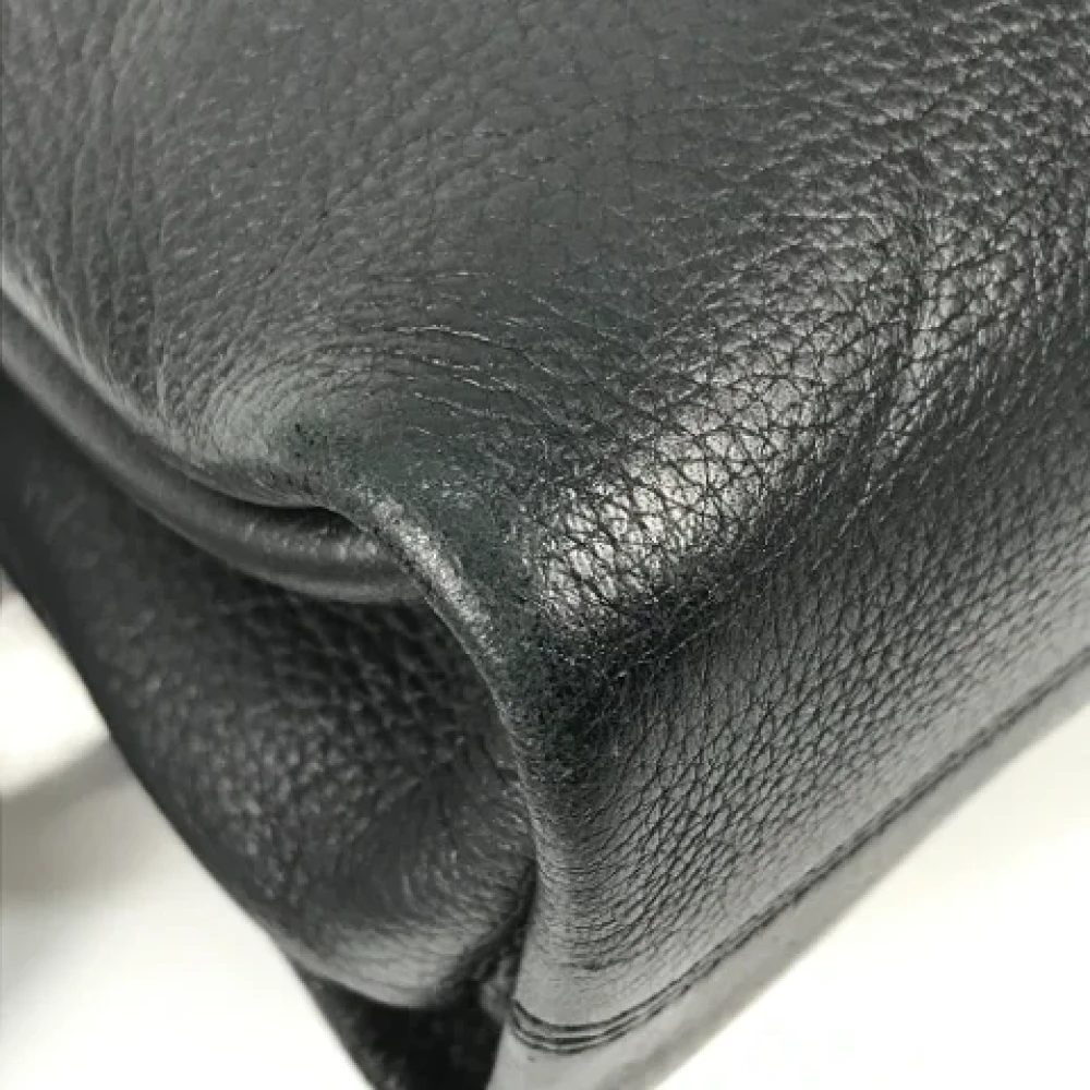 Bvlgari Vintage Pre-owned Leather totes Black Dames