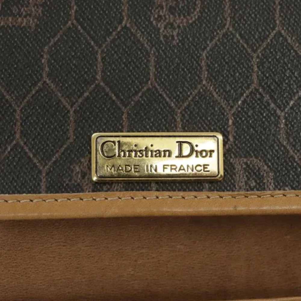 Dior Vintage Pre-owned Canvas dior-bags Brown Dames