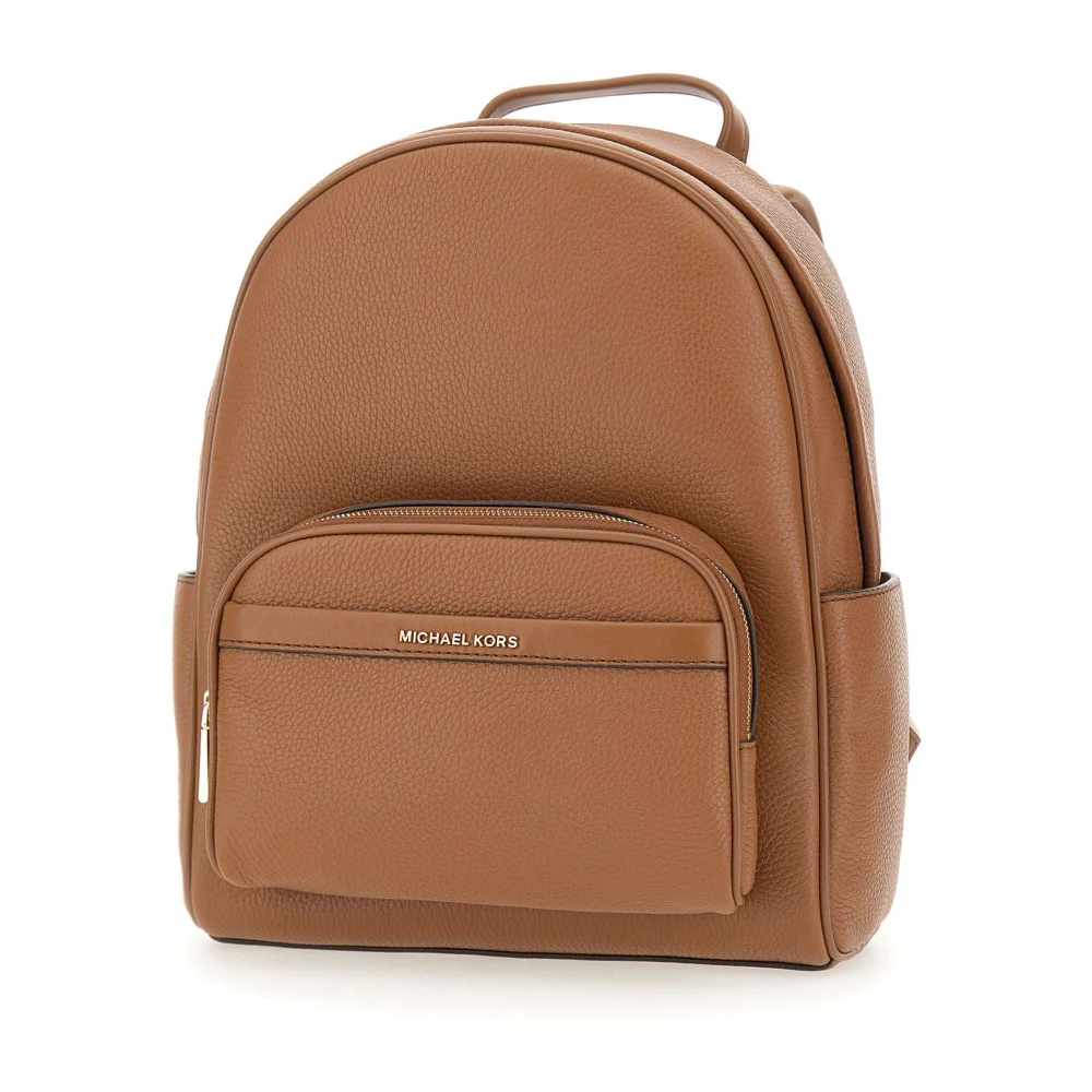 Michael Kors Tumbled Leren Rugzak Bruine Kleur Brown Dames