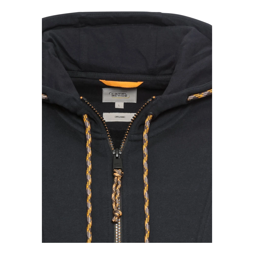 camel active Katoenmix Sweatshirt Blue Heren