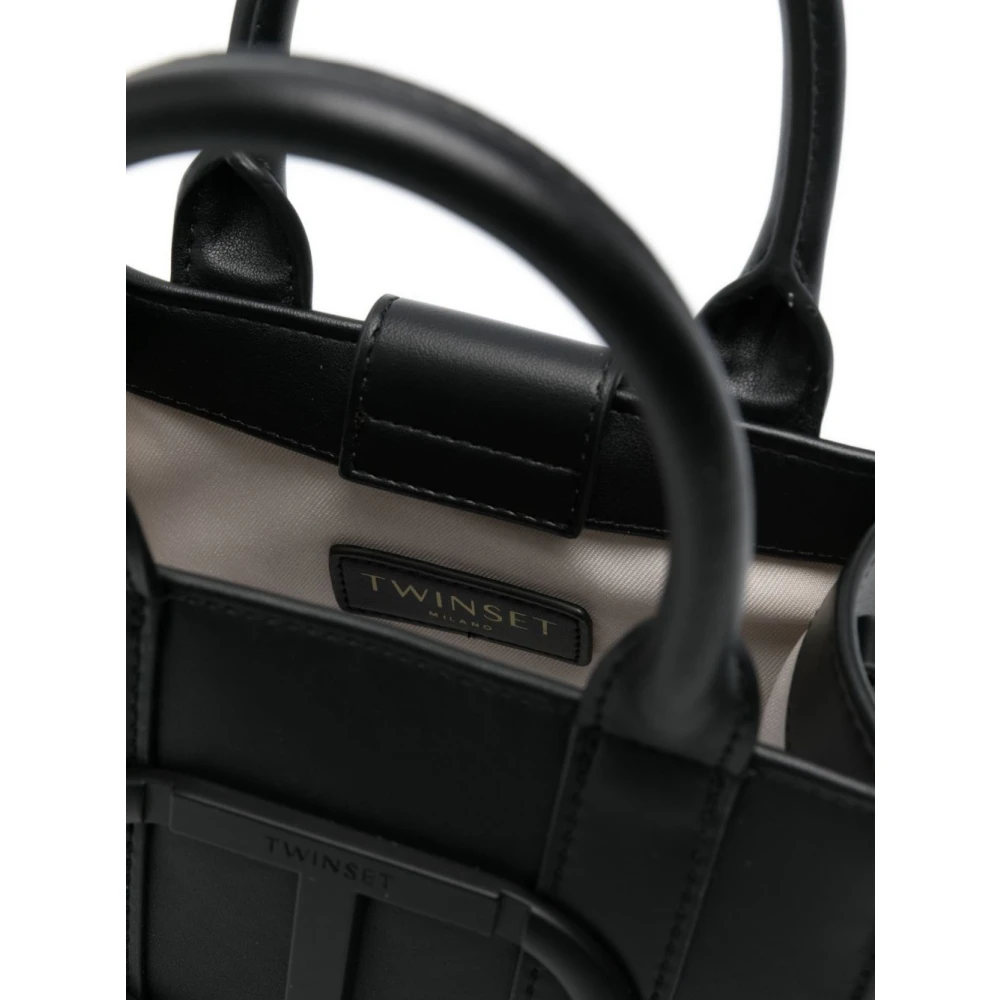 Twinset Zwarte tassen voor een stijlvolle uitstraling Black Dames