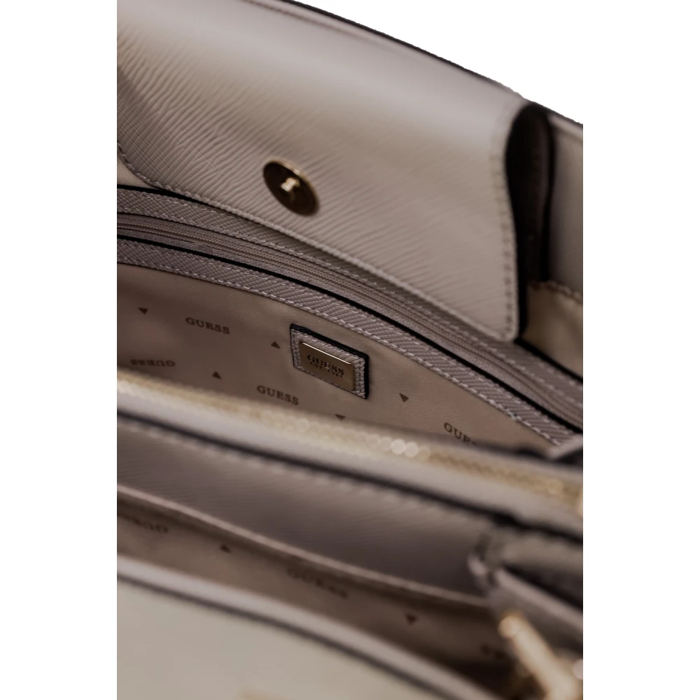 Guess Soho Satchel Handtas Beige Dames