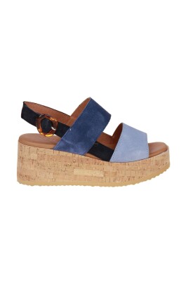 Borgmester velsignelse Total Sandaler med kilehæl blå • Shop Sandaler med kilehæl i blå online hos Miinto