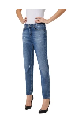 Hjärtdekorerade Boyfriend Jeans