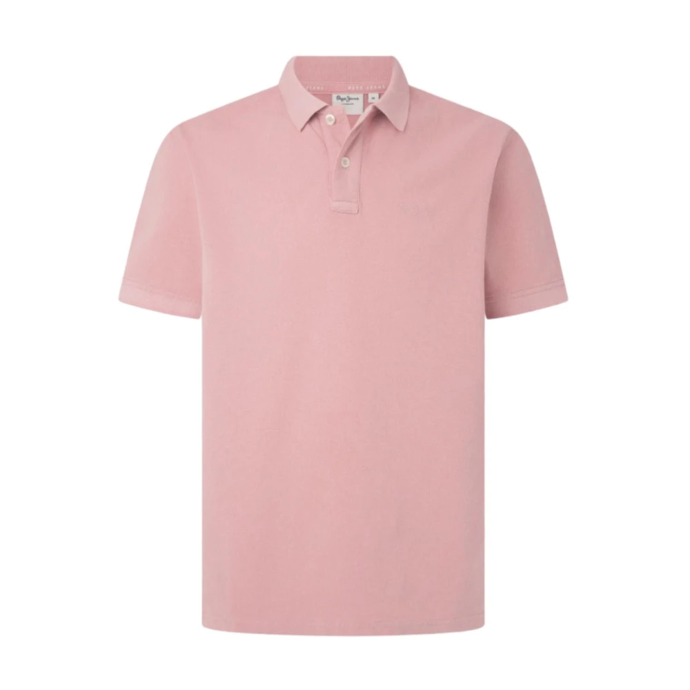 Pepe Jeans Klassiek Poloshirt met Moderne Snit Pink Heren