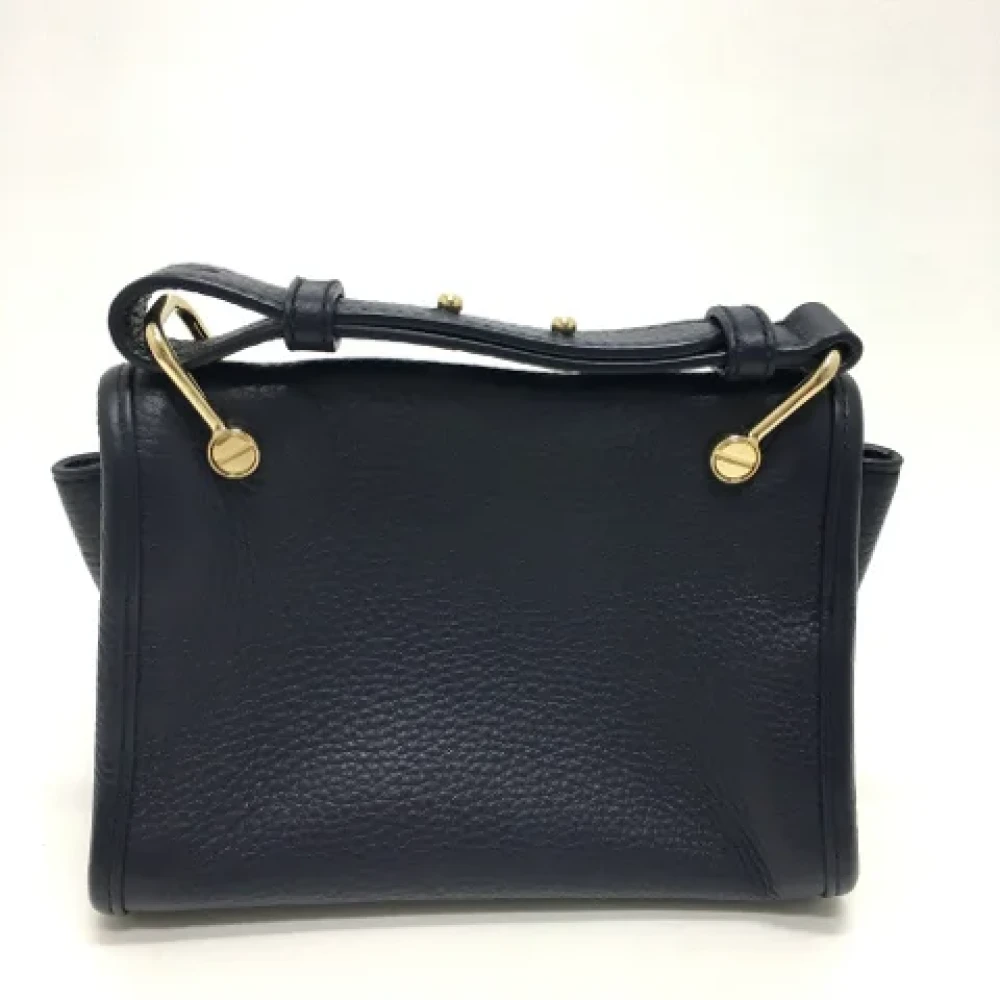 Bally Pre-owned Leather shoulder-bags Blue Dames
