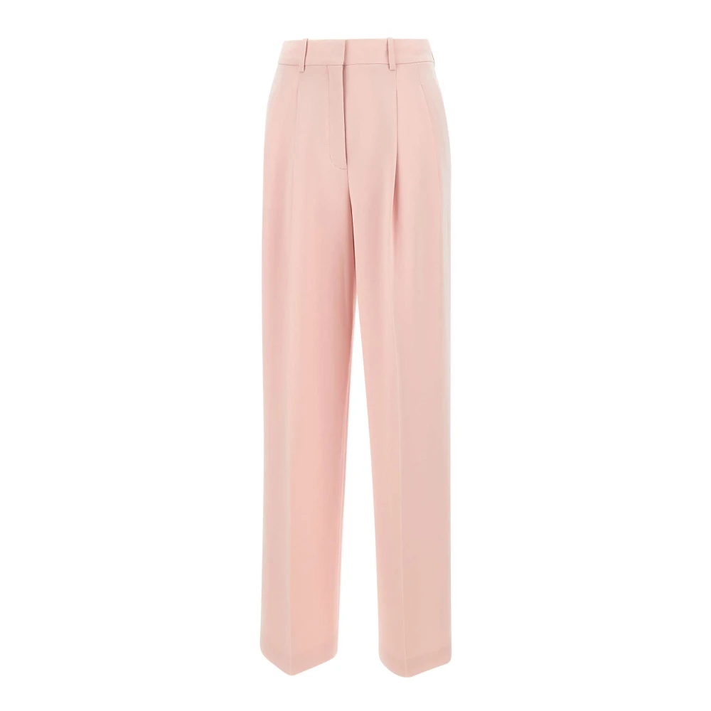 Theory Roze Admiral Japanse Crepe Broek Pink Dames