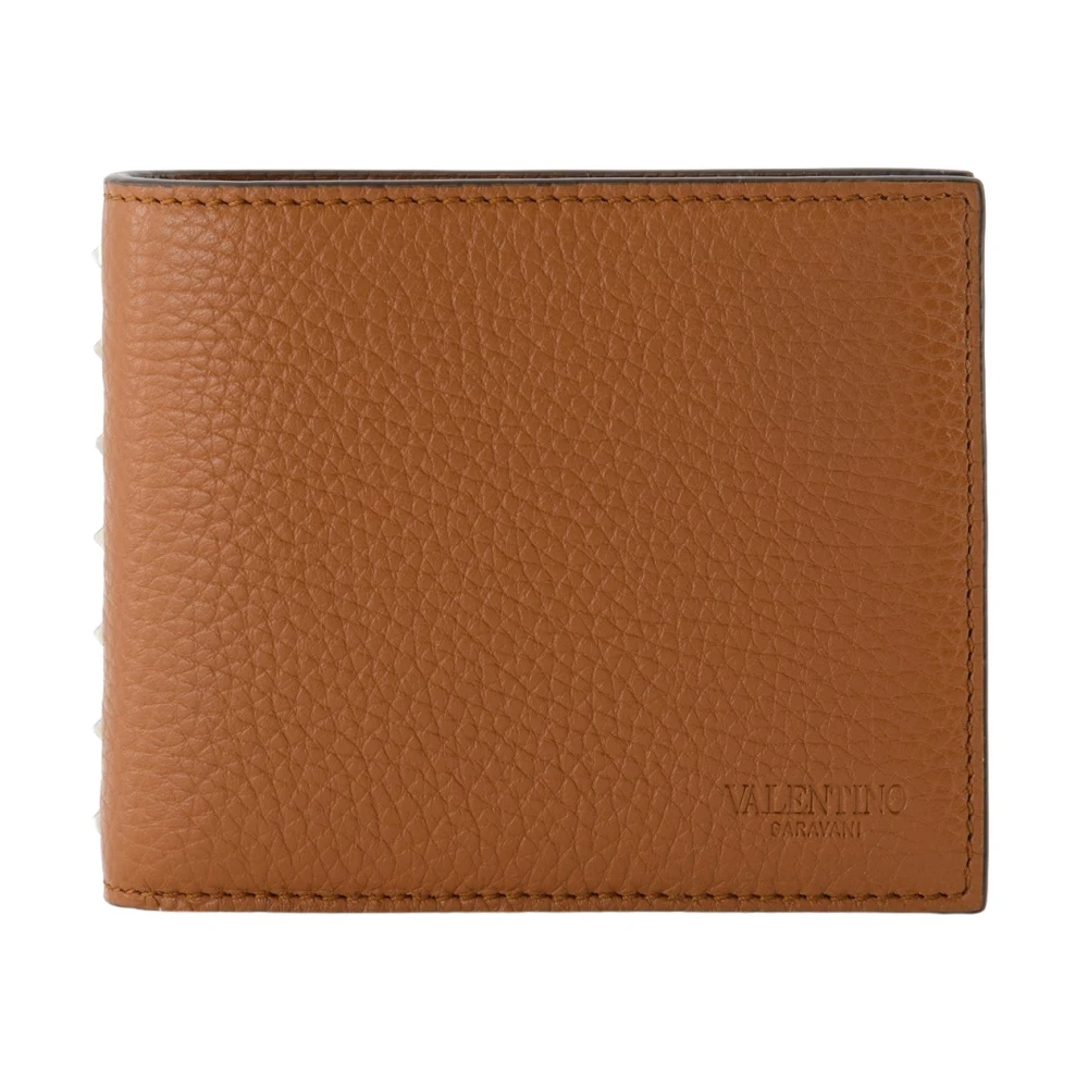 Valentino Garavani Men's Brown Wallets & Cardholders, One Size, Rockstud Wallet