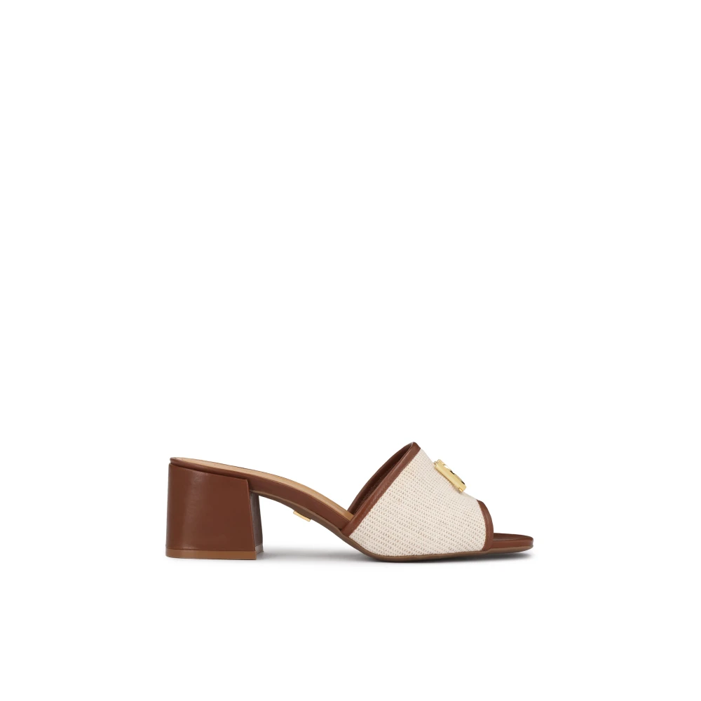 Kazar Vrouw Bruin Schoenen Dames, 37 Eu, Leer, Heeled Mules