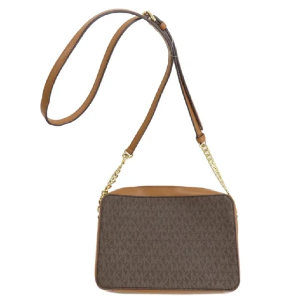Michael Kors Pre-owned Fabric shoulder-bags Brown Dames