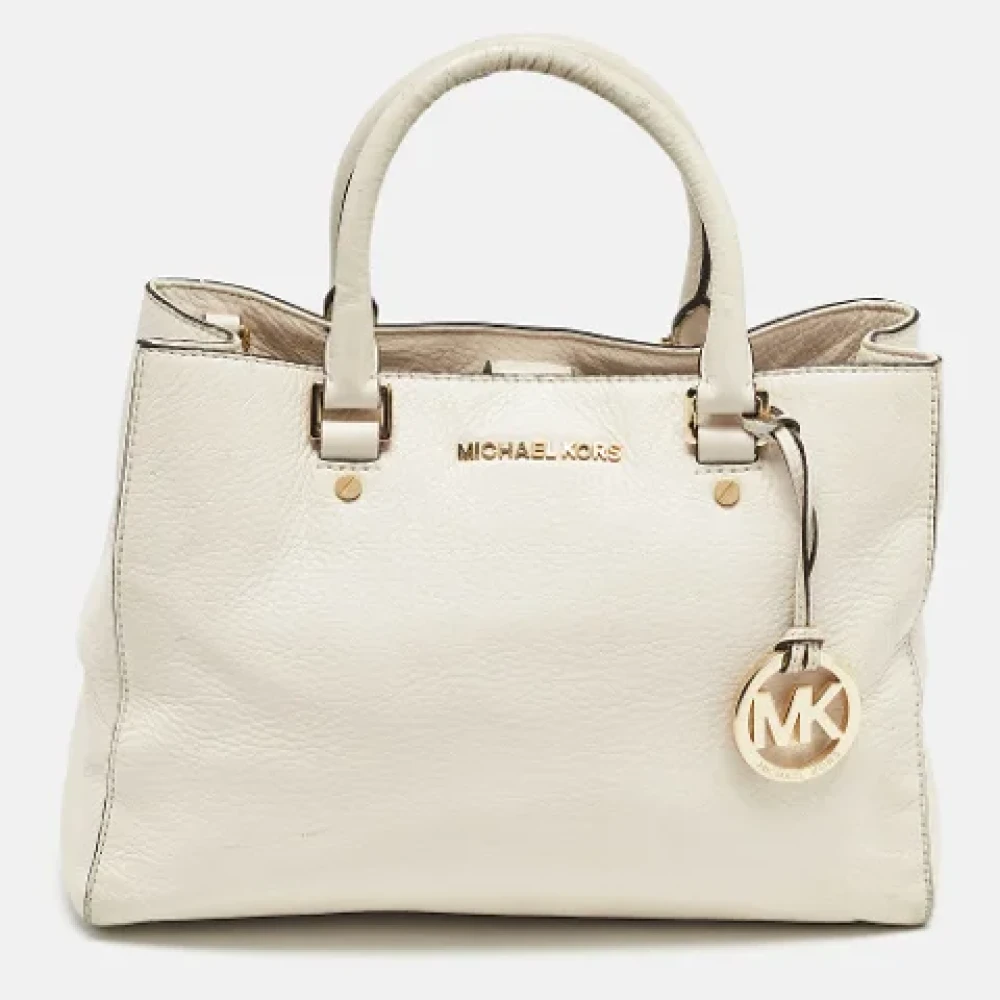 Michael Kors Pre-owned Leather handbags Beige Dames