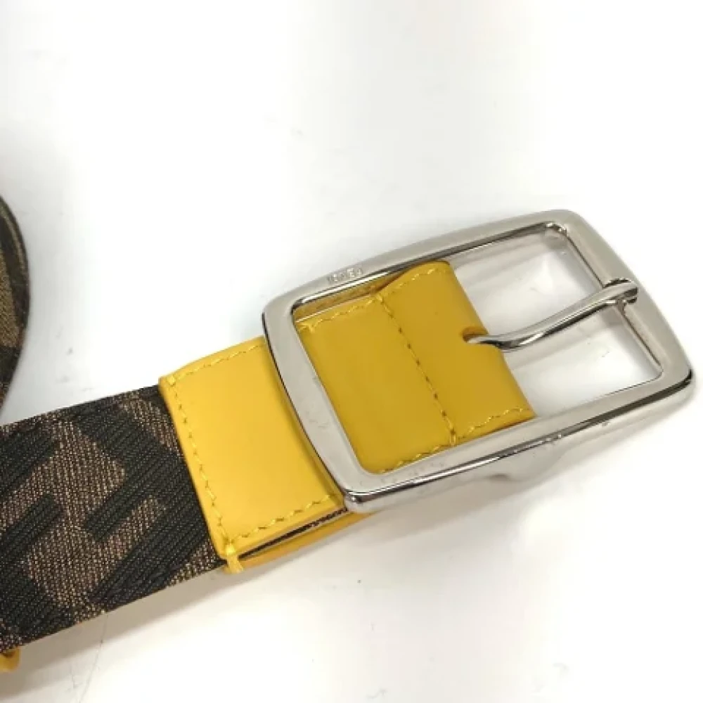 Fendi Vintage Pre-owned Leather belts Brown Unisex