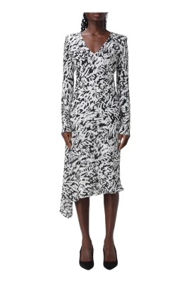 Elegant Silk Midi Dress