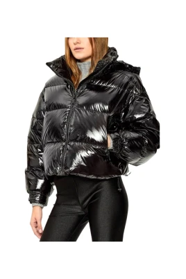 Nylon Ciré Puffer Jacket