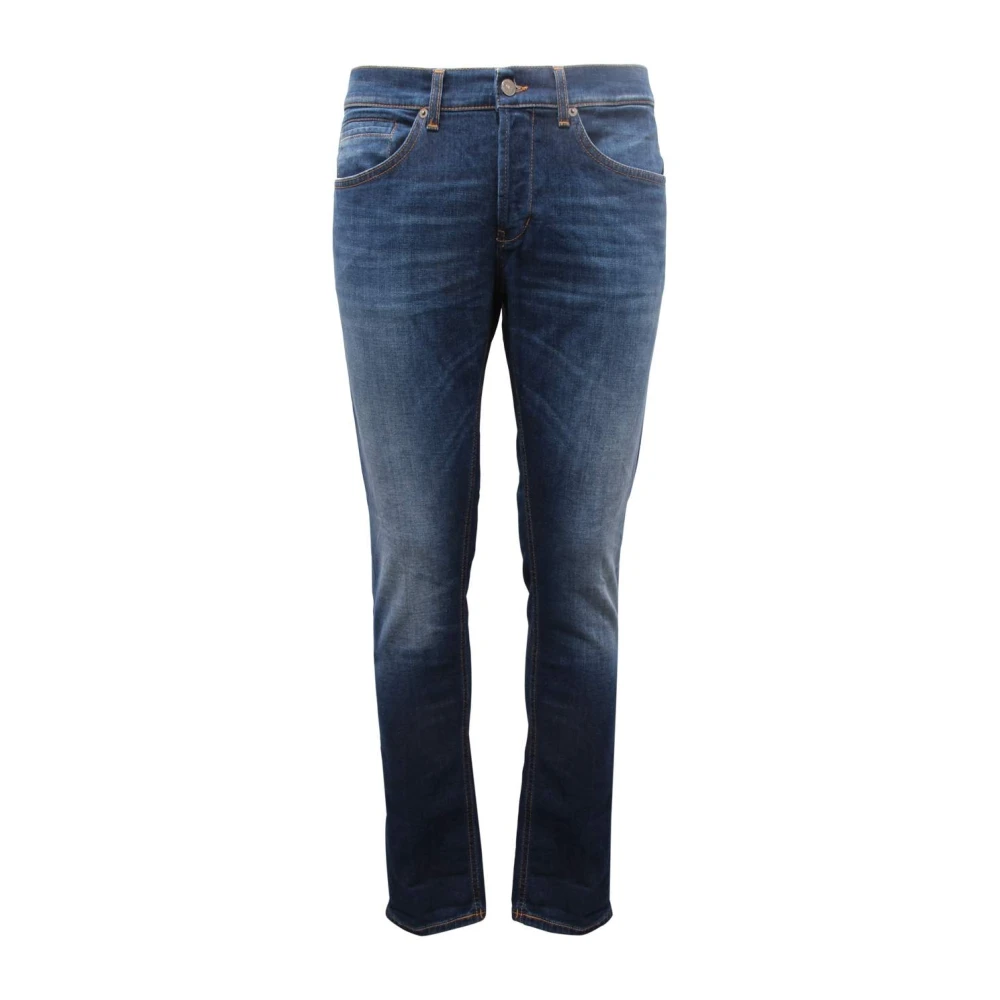 Dondup Men's Blue Skinny Fit Trousers